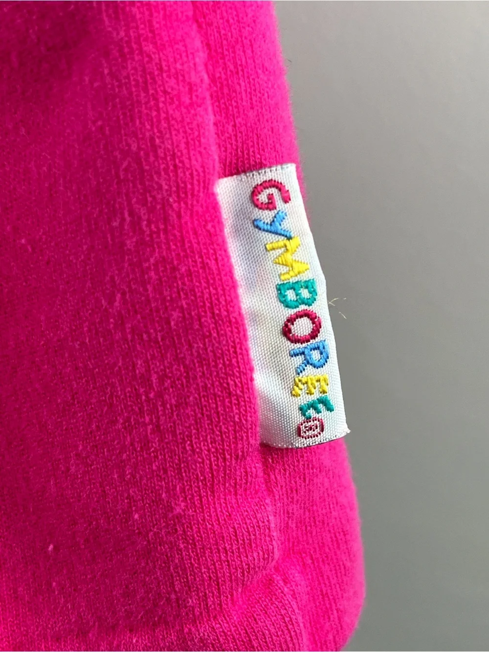Gymboree 90s Flower Embroidered Rainbow Tag Knit Jumper Vintage Dress M